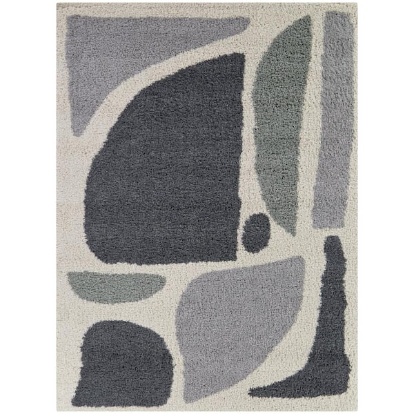 BALTA Cesare Grey 8 ft. x 10 ft. Abstract Area Rug