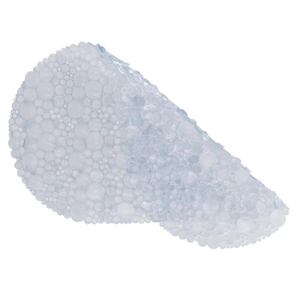 Clear Non-Slip PVC Bath Mat with Bubble Design