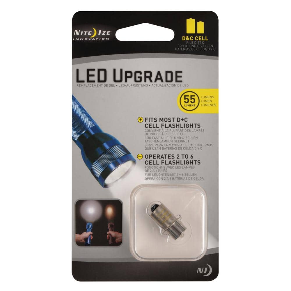 Nite Ize C/D Cell LED Flashlight Upgrade Kit LRB2-07-PR - The Home Depot
