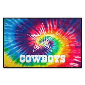 Dallas Cowboys Tie Dye 1.5 ft. x 2.5 ft. Starter Area Rug