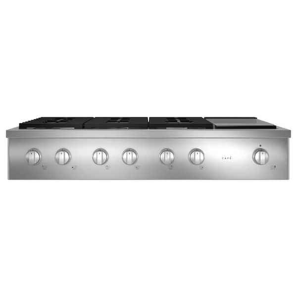 Cafe 48 in. Gas Cooktop in Stainless Steel with 6 Burners