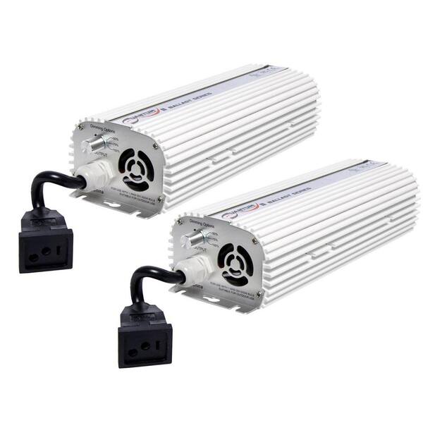 QUANTUM HORTICULTURE 600-Watt High-Pressure Sodium and Metal Halide Dimmable Digital Grow Light Lamp Ballasts (2-Pack)