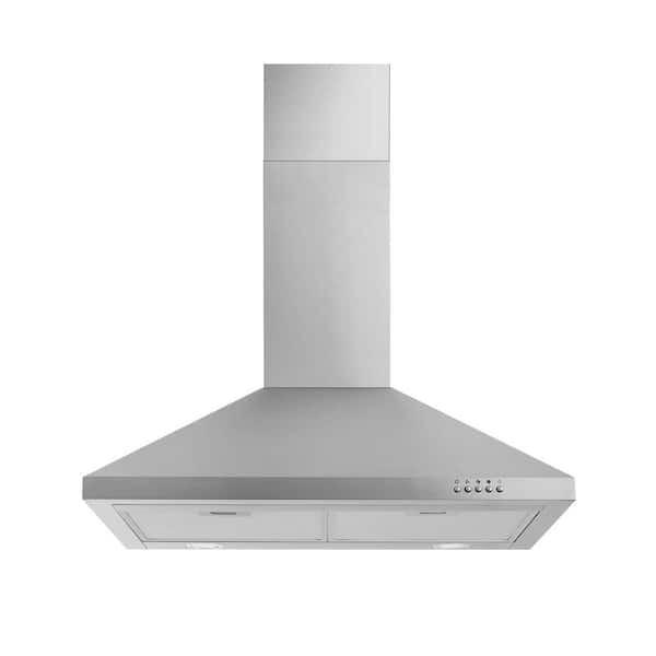 Siavonce 30 in. 700 CFM Stainless Steel Insert Range Hood with LED Lights and Removable Aluminum Filters, Silver