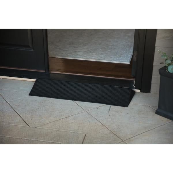 EZ-ACCESS TRANSITIONS Angled Entry Mat, Black, 2 in. TAEMBLK01 2.0