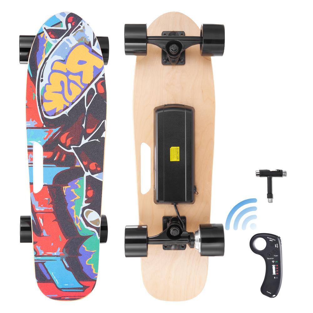 VEVOR Electric Skateboard with Remote 9.3 Mph Top Speed and 5 Miles Maximum Range Skateboard