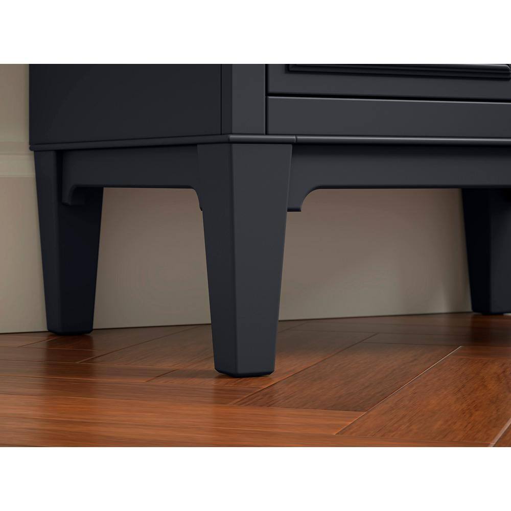 Southerk 48-Inch Slate Gray Quartz Top Single Sink Vanity