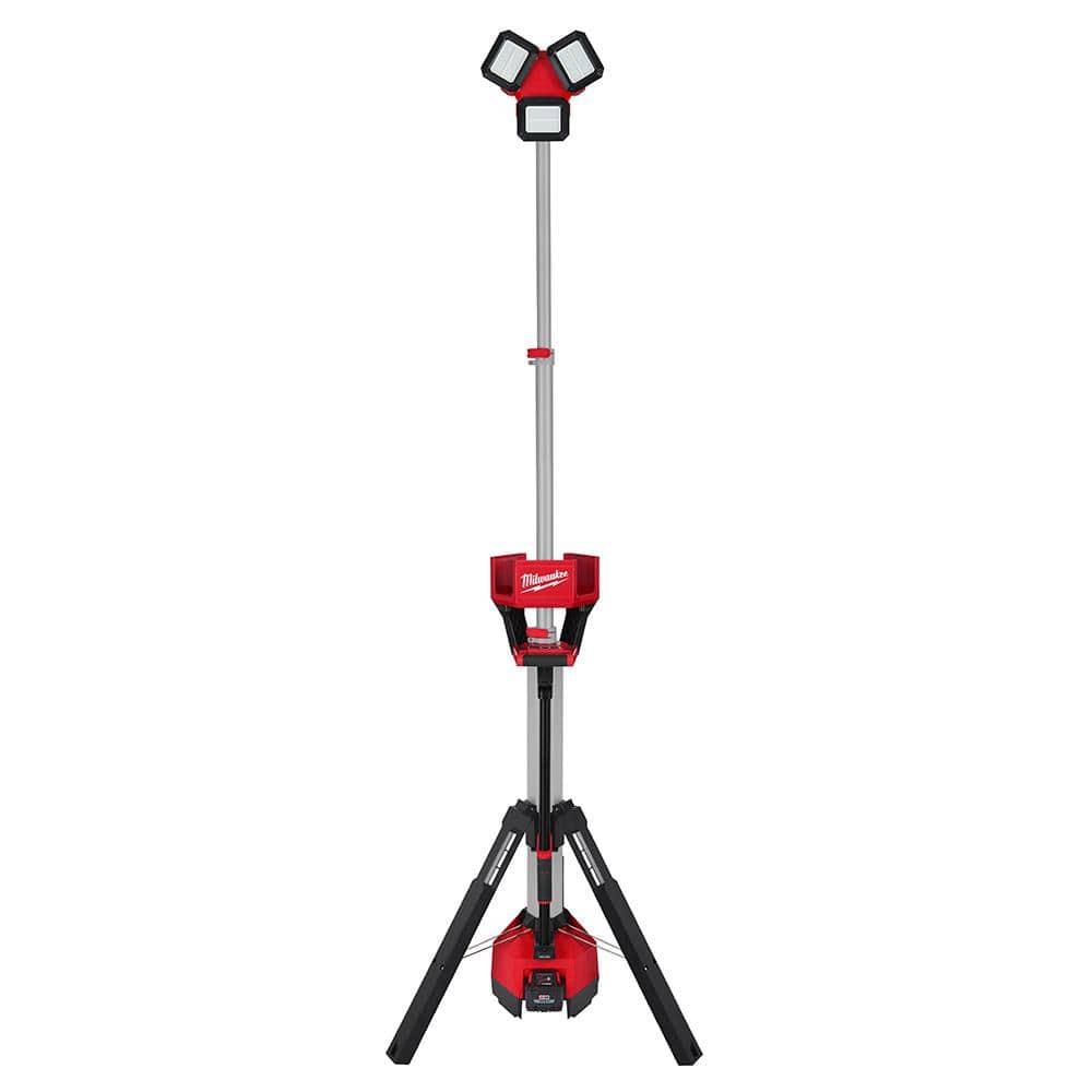 Milwaukee M18 18-Volt Lithium-Ion Cordless ROCKET LED Stand Light/Charger Kit with HIGH OUTPUT 8.0 Ah Battery -  2136-21