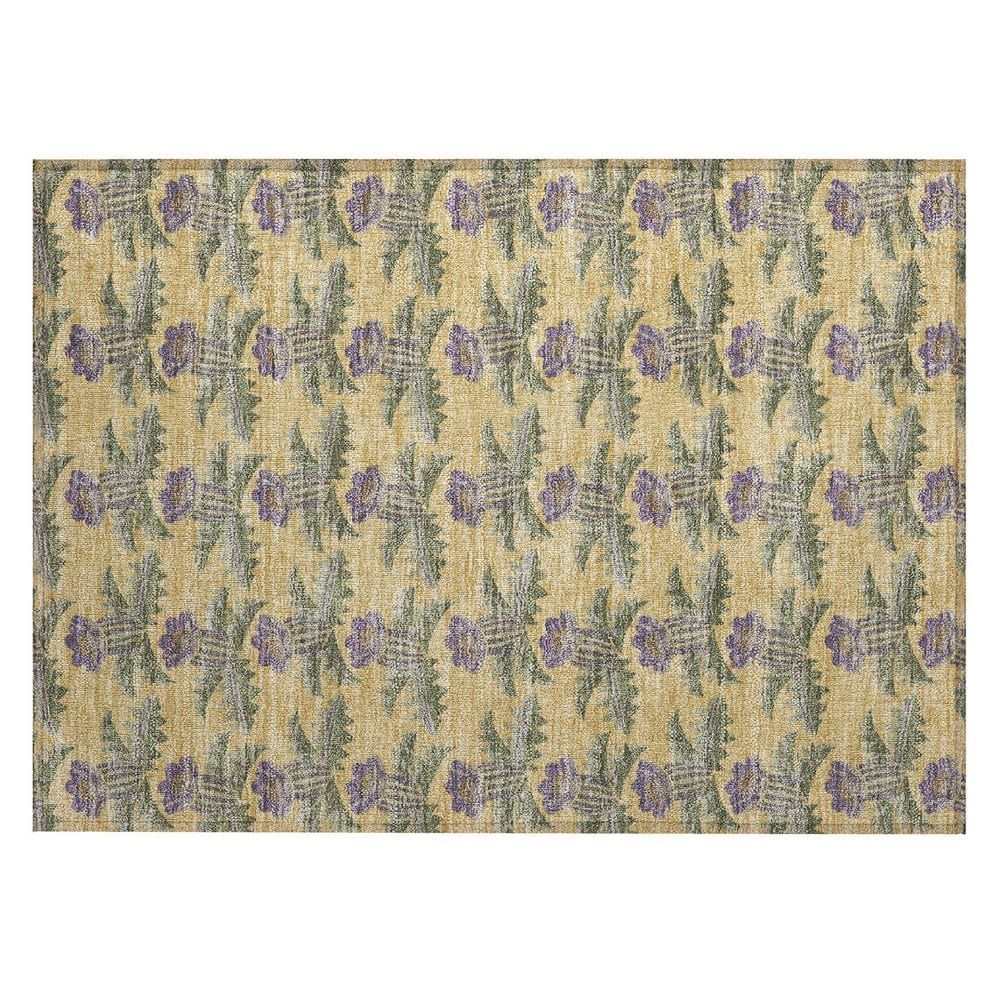 Chantille Machine Washable Indoor/Outdoor Abstract ACN2684 Gold 2 ft. x 3 ft. Accent Rug price history on PriceWatchPro