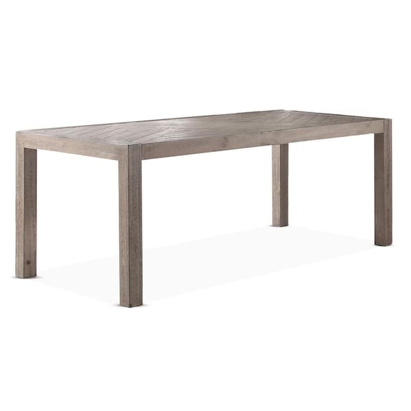 Steve Silver Auckland 79" Weathered Grey Dining Table