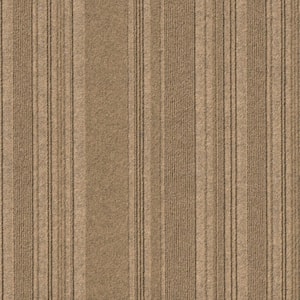 Adirondack Chestnut Commercial 24 in. x 24 Peel and Stick Carpet Tile (15 Tiles/Case) 60 sq. ft.