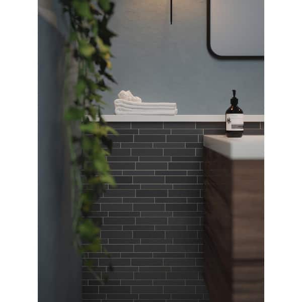 Jeffrey Court Tarmac Gray 10 in. x 11.875 in. x 8 mm Interlocking Honed Natural Stone Mosaic Tile Jeffrey Court Tarmac Gray 10 in. x 11.875 in. x 8 mm Interlocking Honed Natural Stone Mosaic Tile