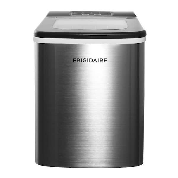 9 in. Countertop 26 lbs. Bullet Ice Maker, in Black Stainless Steel