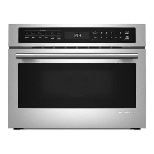1.8 cu. ft. Electric Built-In Microwave in PrintShield Stainless with Speed Oven and Air Fry Mode