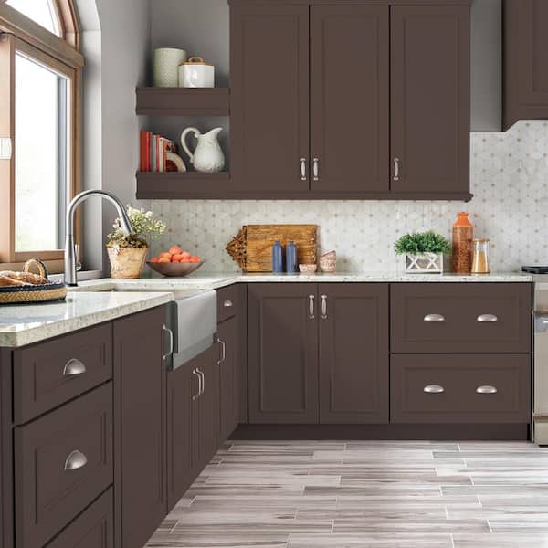 1 qt. #S-G-790 Bear Rug Semi-Gloss Enamel Interior/Exterior Cabinet, Door & Trim Paint