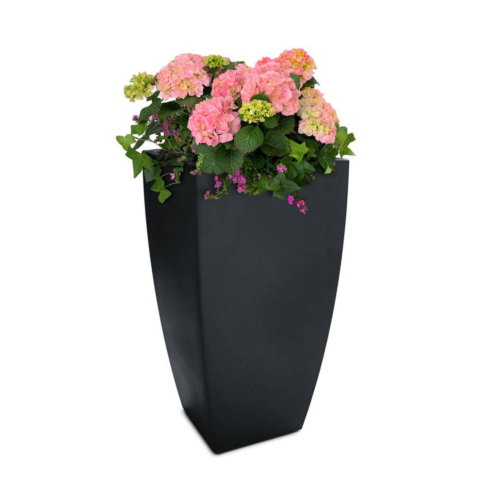 Kobi 32 in. Tall Black Self-Watering Polyethylene Planter price history on PriceWatchPro