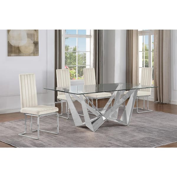 4 cream dining discount chairs