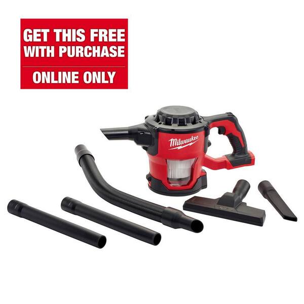 M18 18-Volt Lithium-Ion Cordless Compact Vacuum (Tool-Only) M18 18-Volt Lithium-Ion Cordless Compact Vacuum (Tool-Only)