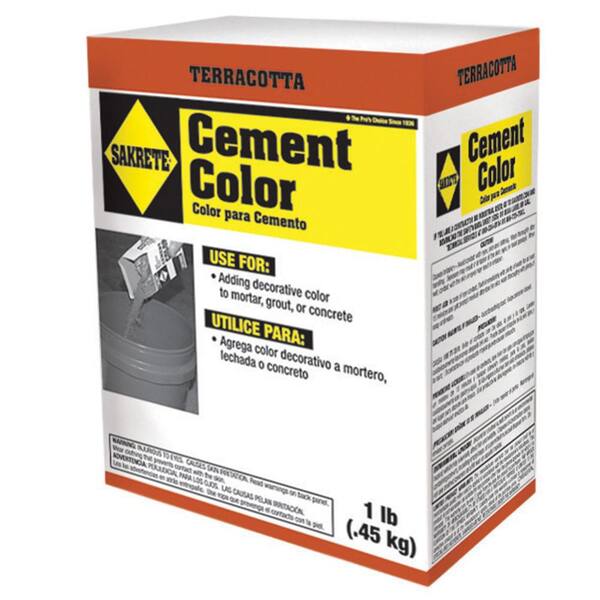 SAKRETE 1 lb. Cement Color Terracotta