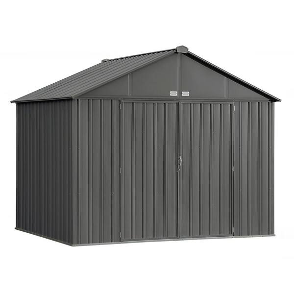 Arrow 10 ft. W x 8 ft. H x 8 ft. D EZEE Extra-High Gable Shed in ...