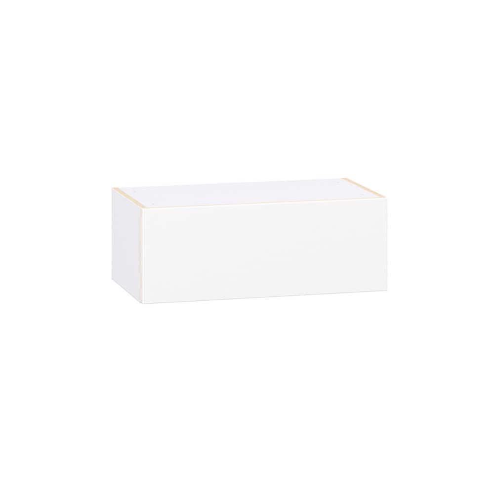 Timberline 27 in. W x 14 in. D x 10 in. H Assembled Slab Wall Bridge Kitchen Cabinet in Bright White with Lift Up Door price history on PriceWatchPro