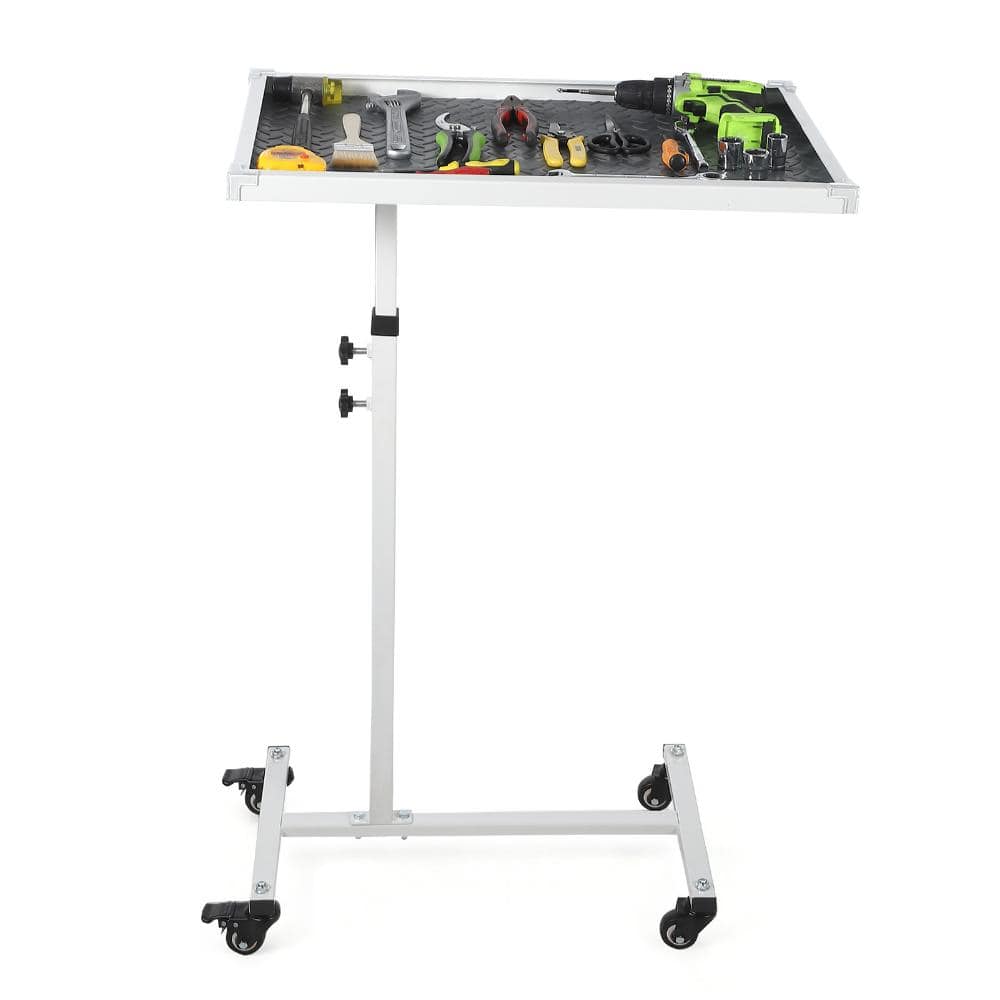 Rolling Tool Cart Workbench, 220LBS Capacity Height Adjustable Mechanic Tool Tray Table with 360° Swivel Wheels price history on PriceWatchPro