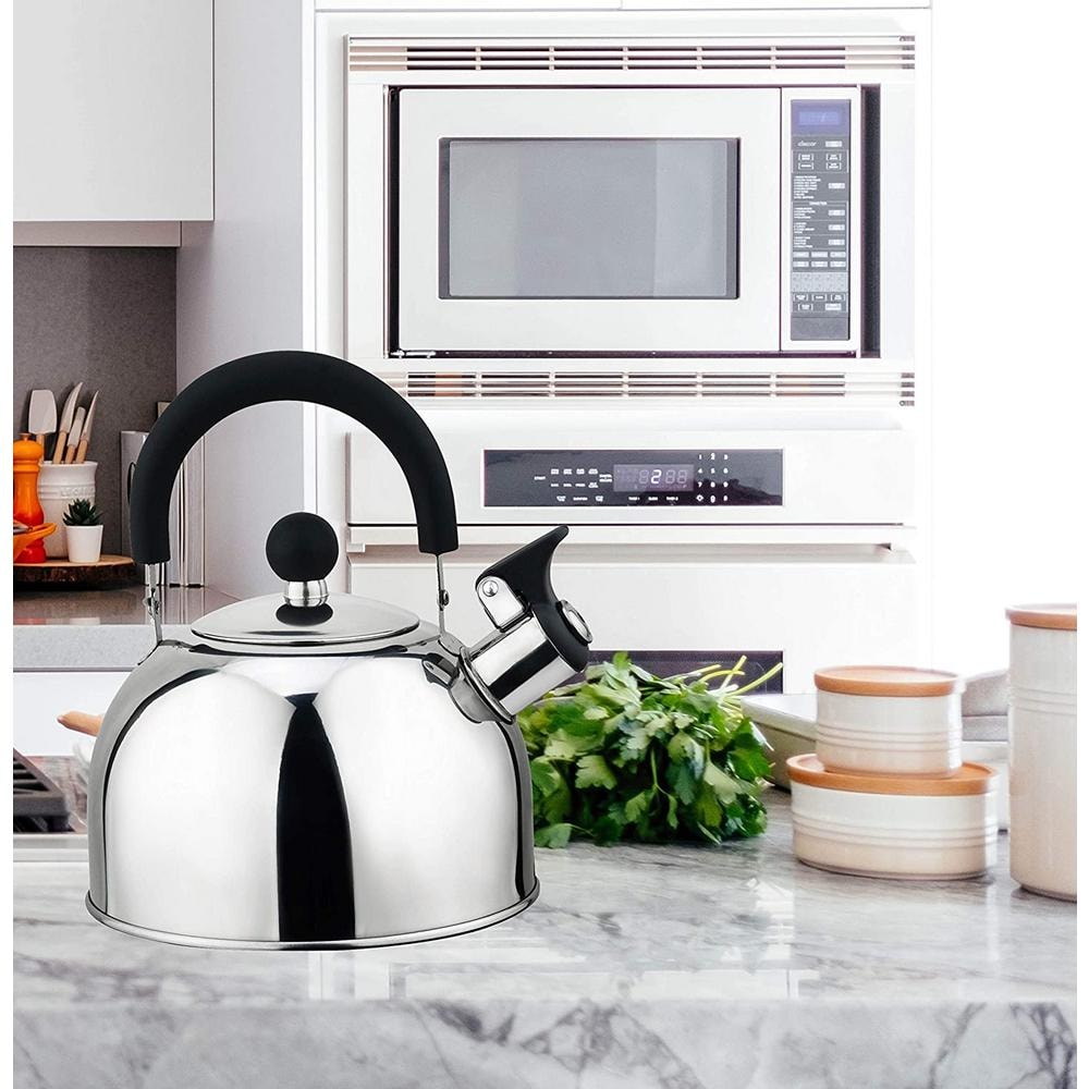 Stainless Steel 2.5 Quart Whistling Tea Kettle