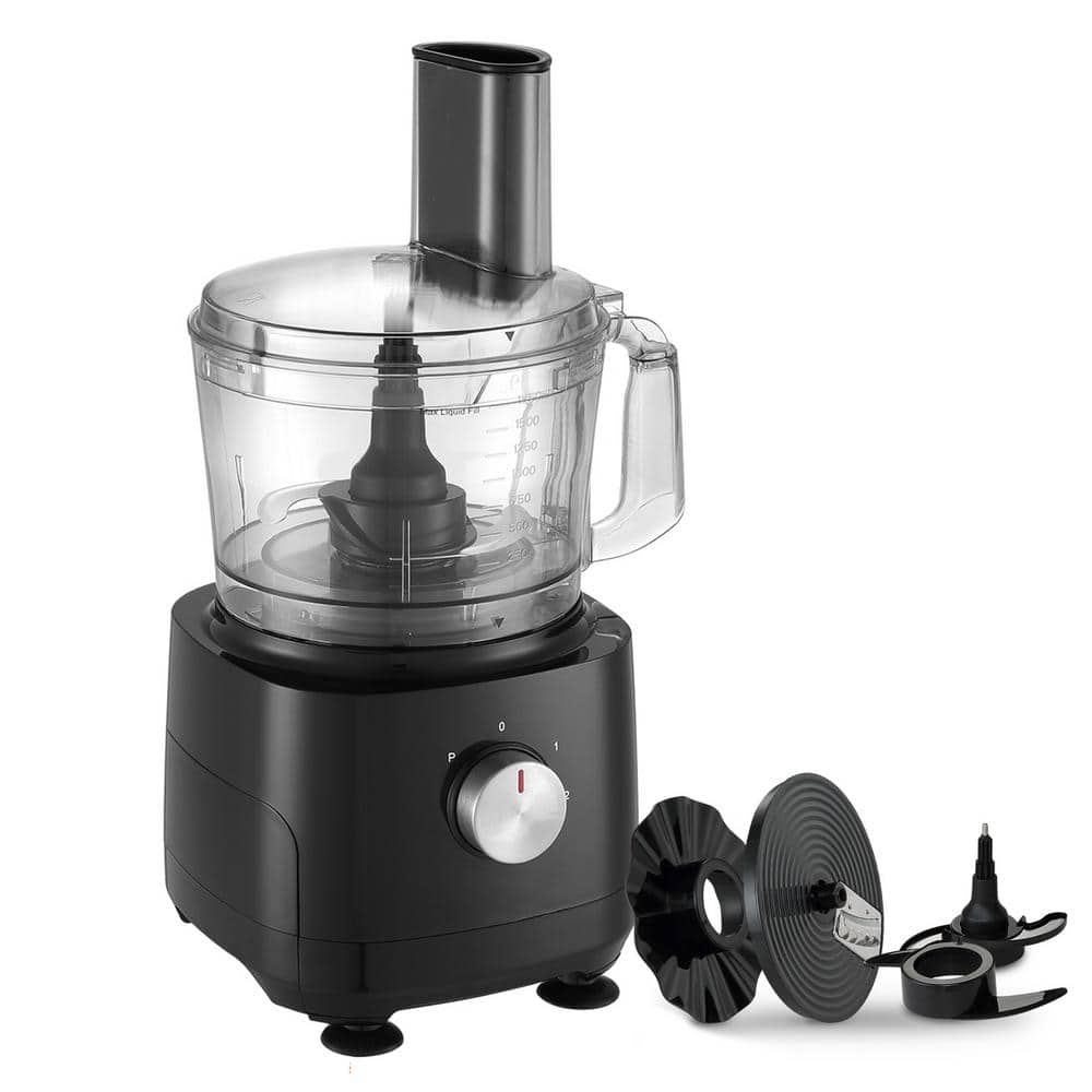 SVOPES Food Processor 9-Cup 2-Spfeed Black Food Processor
