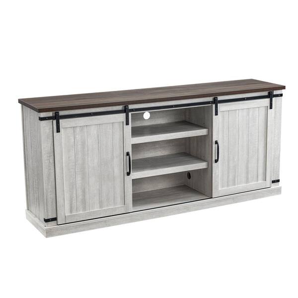 FESTIVO 68 in. White TV Stand for TVs Upto 70 in.FTS20721 The Home Depot