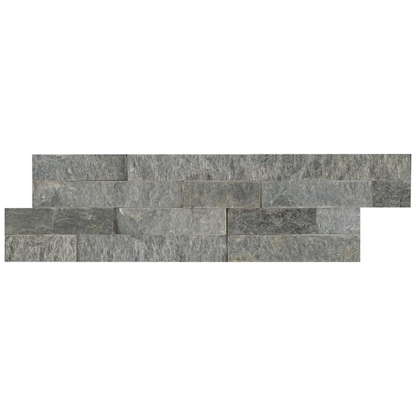 MSI Salvador Ledger Panel 6 in. x 25.6 in. Textured Quartzite Stone Look Wall Tile (8 sq. ft./Case)