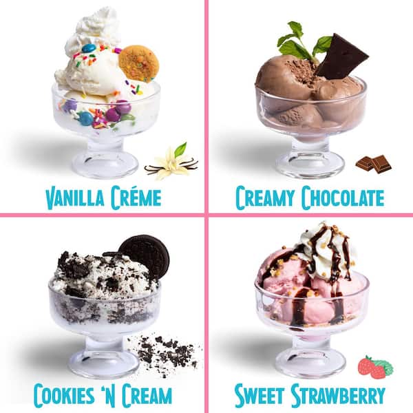 Nostalgia Ice Cream Mixes - Vanilla, Chocolate, Strawberry