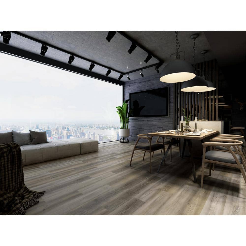 Yellow Stone Pine Wide Plank Waterproof Vinyl Flooring