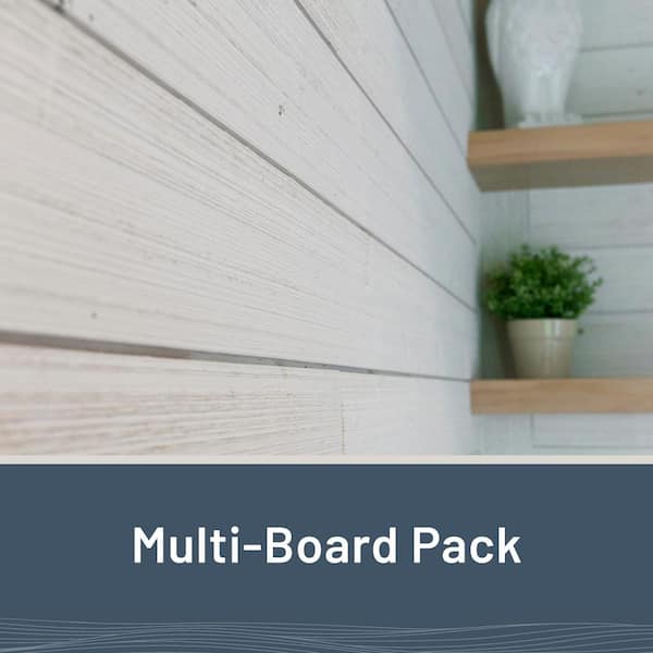 Edge - 1 in. x 8 in. x 8 ft. Barn Wood White Pine Shiplap Board (6-Pack)