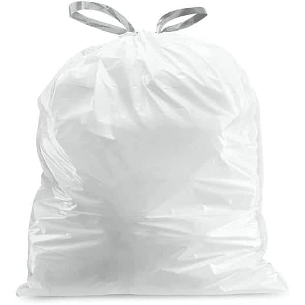 Draw n Tie 0.9 mil Trash Bags 13 Gallons 24 12 x 27 38 White Box Of 200 -  Office Depot