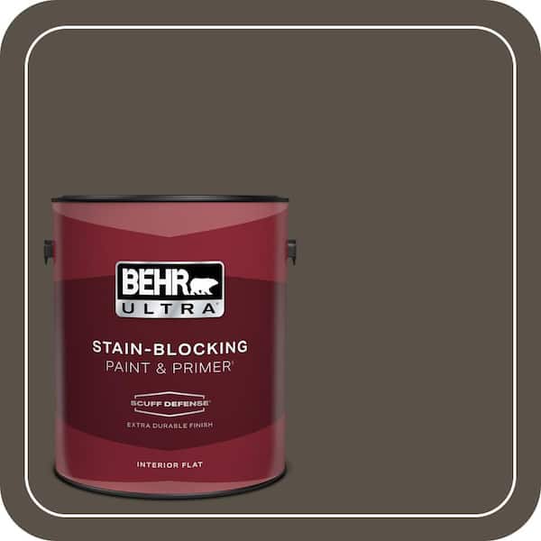 BEHR ULTRA 1 gal. #S-H-740 Fedora Extra Durable Flat Interior Paint & Primer
