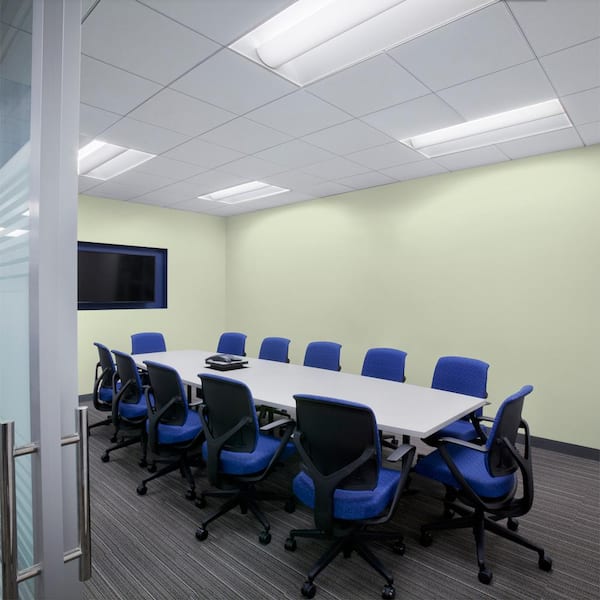 1 gal. #MQ3-47 Airy Green Dead Flat Interior Paint