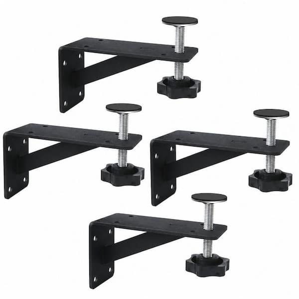 4-Pack 2.5 in. H x 4.5 in. W x 1.65 in. D Undermount Sink Brackets, Undermount Sink Support, Undermount Sink Repair kit