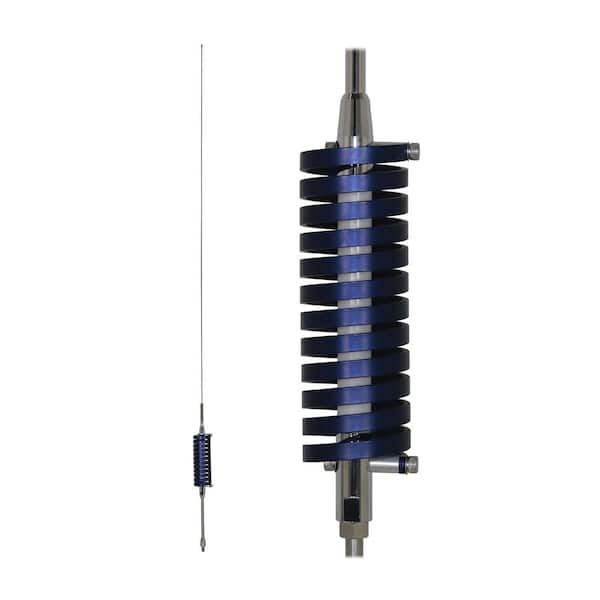 BR-91 63-In. 15,000-Watt Flat-Coil CB Antenna with 6-In. Shaft in Midnight Blue