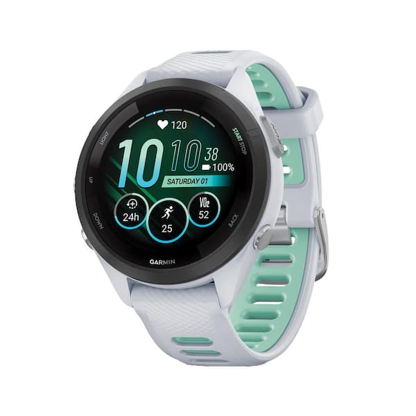 Garmin Forerunner 265S Running Smartwatch with Black Bezel 1.64 x