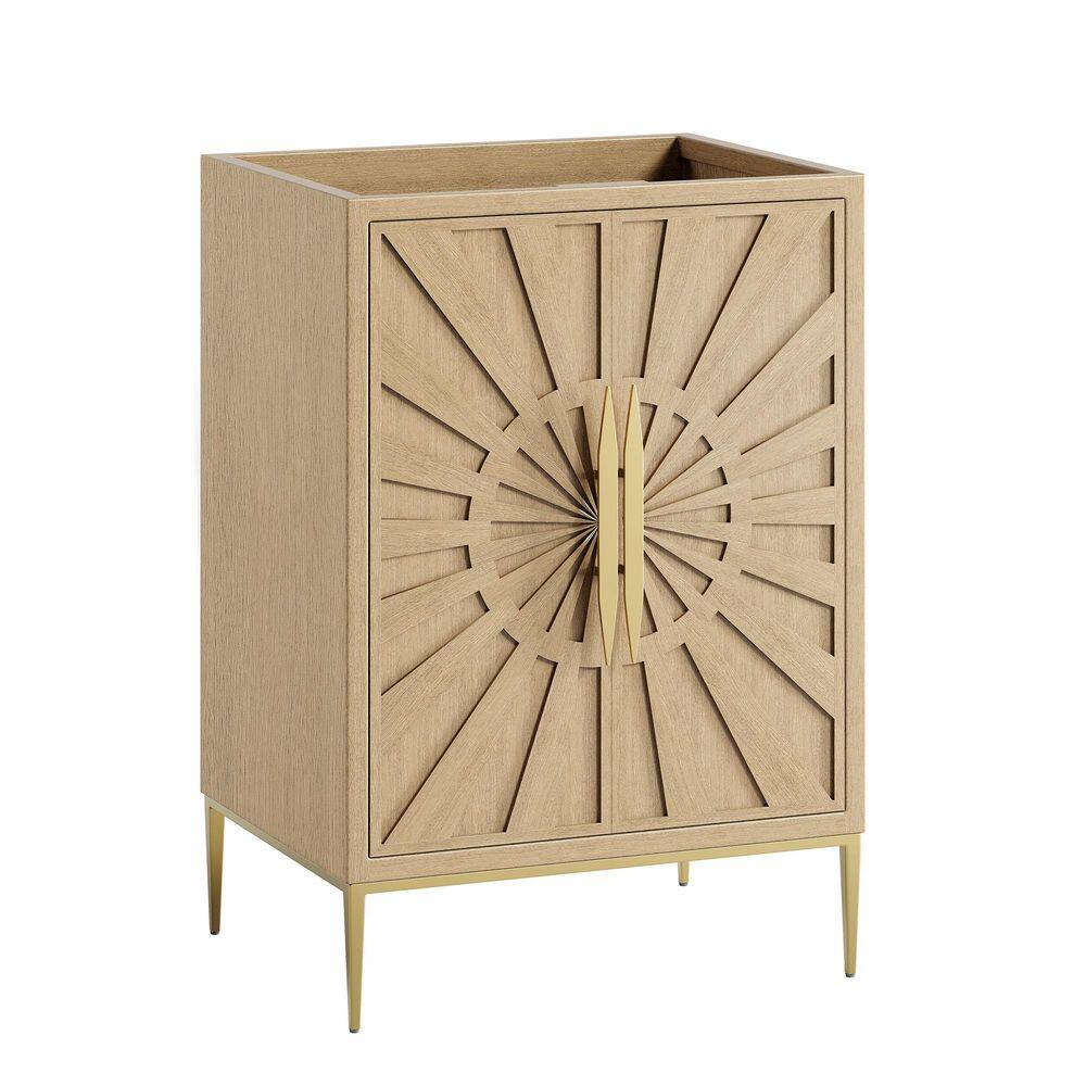 Awaken 24 in. Bathroom Vanity Cabinet in Oak - Sink Basin Not Included price history on PriceWatchPro