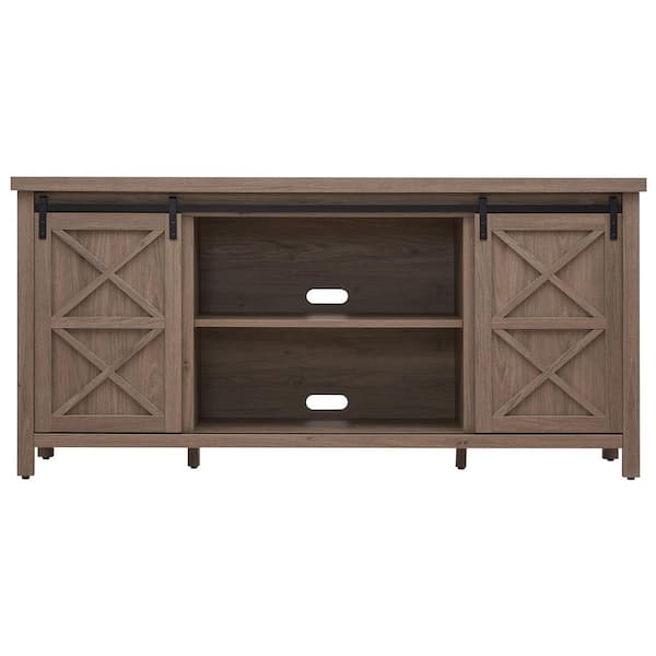 Meyer&Cross Elmwood 68 in. Gray Wash TV Stand Fits TV's up to 75 in.