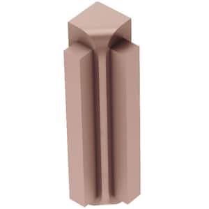 Rondec-Step Satin Copper Anodized Aluminum 3/8 in. x 2-5/8 in. Metal 90° Inside Corner