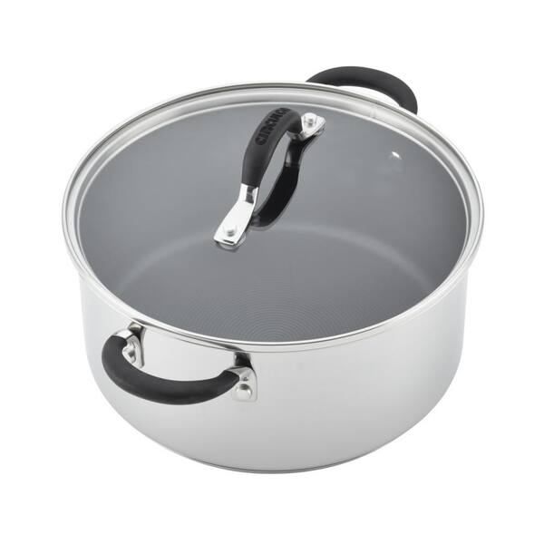 Meyer Corporation 11-Piece 3-Ply Base Cookware Set in Stainless Steel