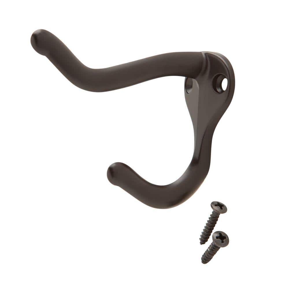 Everbilt Oil-Rubbed Bronze Coat and Hat Hook 15722 - The Home Depot