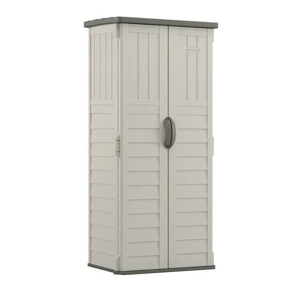 2 ft. 8.25 in. X 2 ft. 1.5 in X 6 ft. Resin Vertical Storage Shed