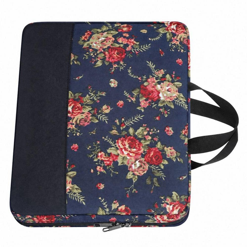 Numhew Rose Pattern 15.6 in. Laptop Sleeve Computer Bag Water Resistant Computer Case Carrying Cover Compatible for Men Women