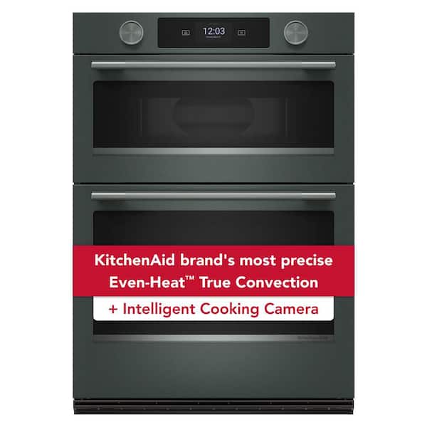 5.0 cu. ft. Smart Electric Wall Oven & Microwave Combo in Juniper Green with Intelligent Cooking Camera