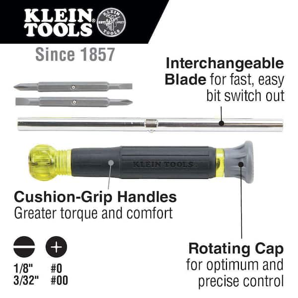 Klein Tools - Multi Bit Screwdriver and Nut Driver Set  3 Piece