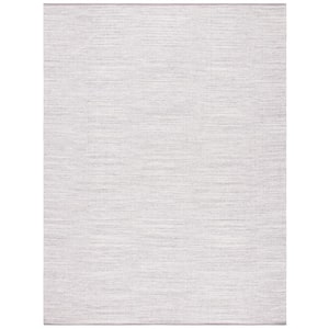 Montauk Silver 9 ft. x 12 ft. Solid Color Area Rug
