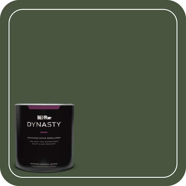 BEHR DYNASTY 1 qt. #MQ6-49 Chard One-Coat Hide Eggshell Enamel Interior Stain-Blocking Paint & Primer