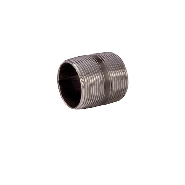 Southland 1-1/2 in. x 2 in. Black Steel MPT Nipple